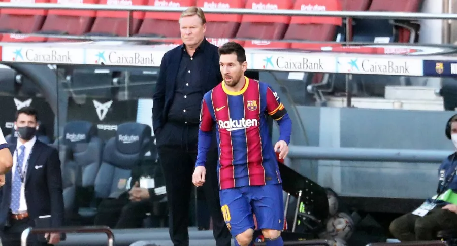 Lionel Messi (PSG) es extrañado por Ronald Koeman, DT del Barcelona