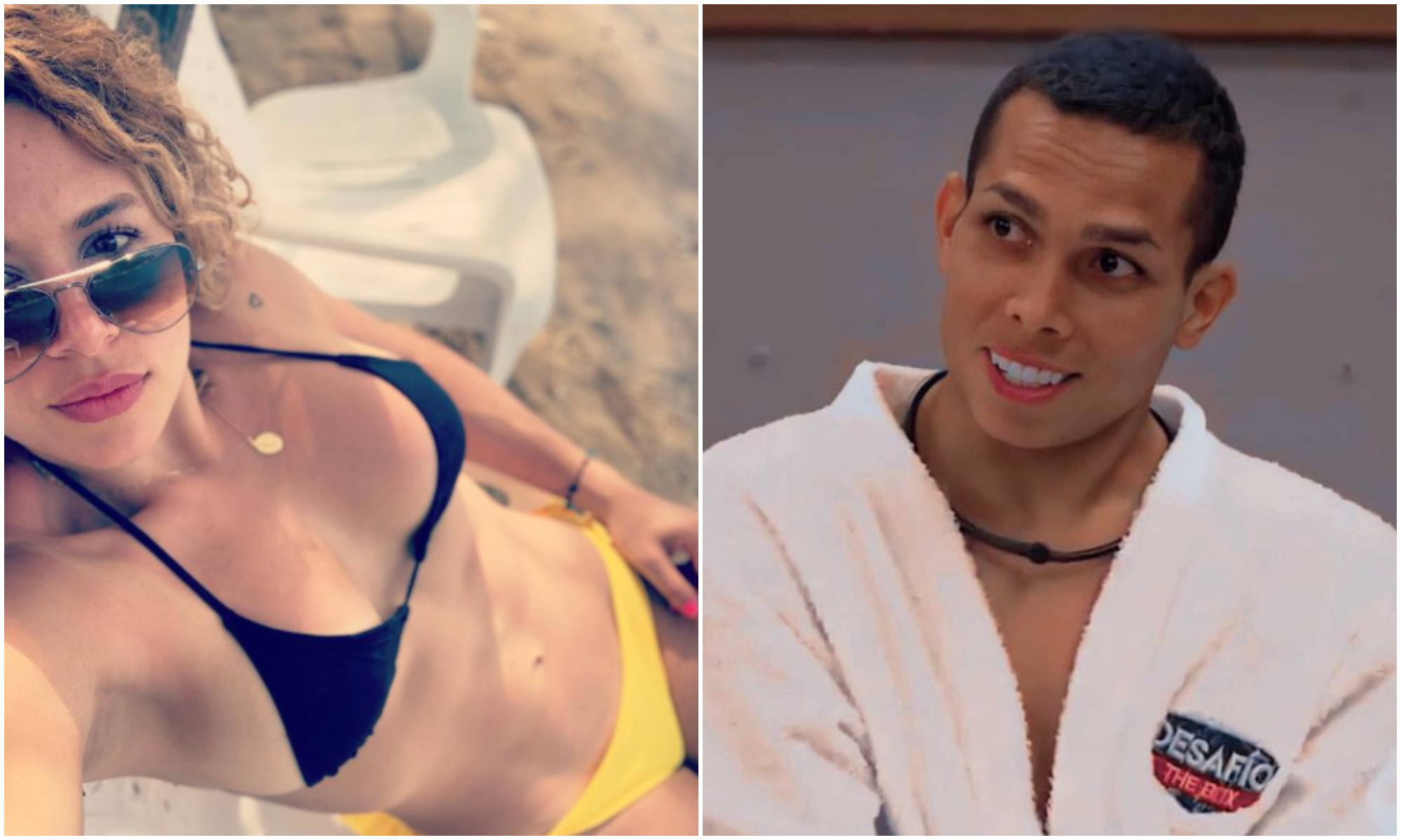 Desafío: Paola y Gago tuvieron amoroso viaje en Cancún (México)