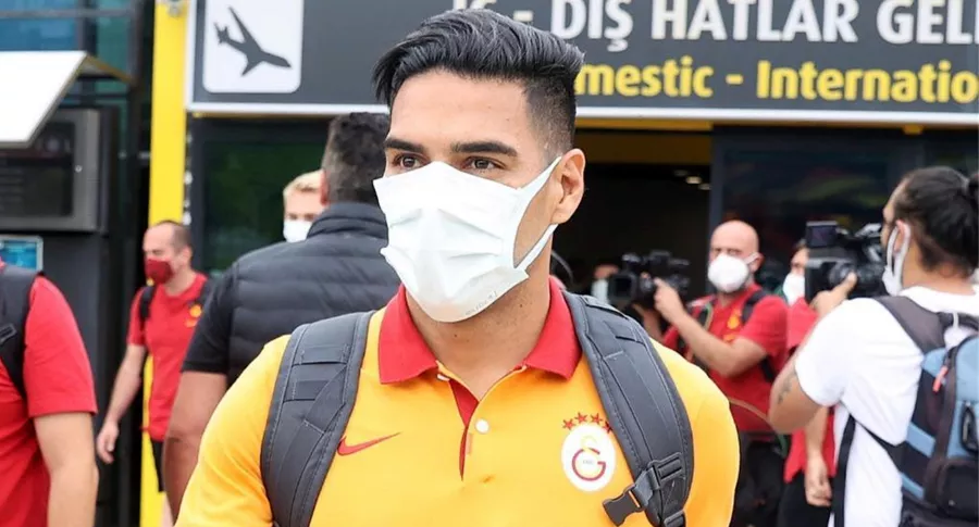 Falcao García, del Galatasaray, ya no es querido por los hinchas del equipo. Imagen del delantero colombiano.