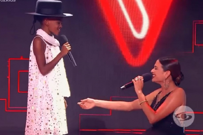 Frailyn, niña que cantó a dúo con Natalia Jiménez en 'La voz kids'