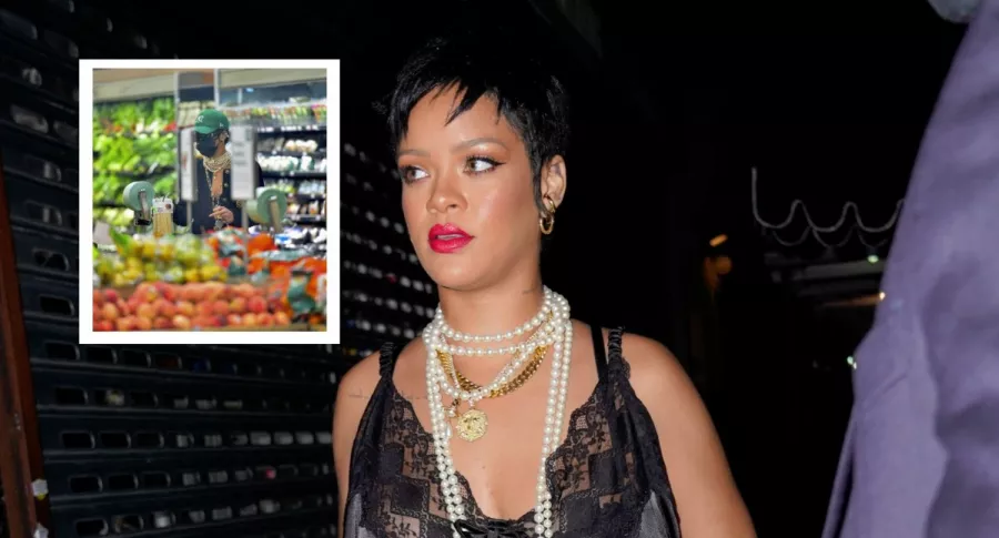 Fotos de Rihanna haciendo mercado con estilo (Chanel y Gucci).