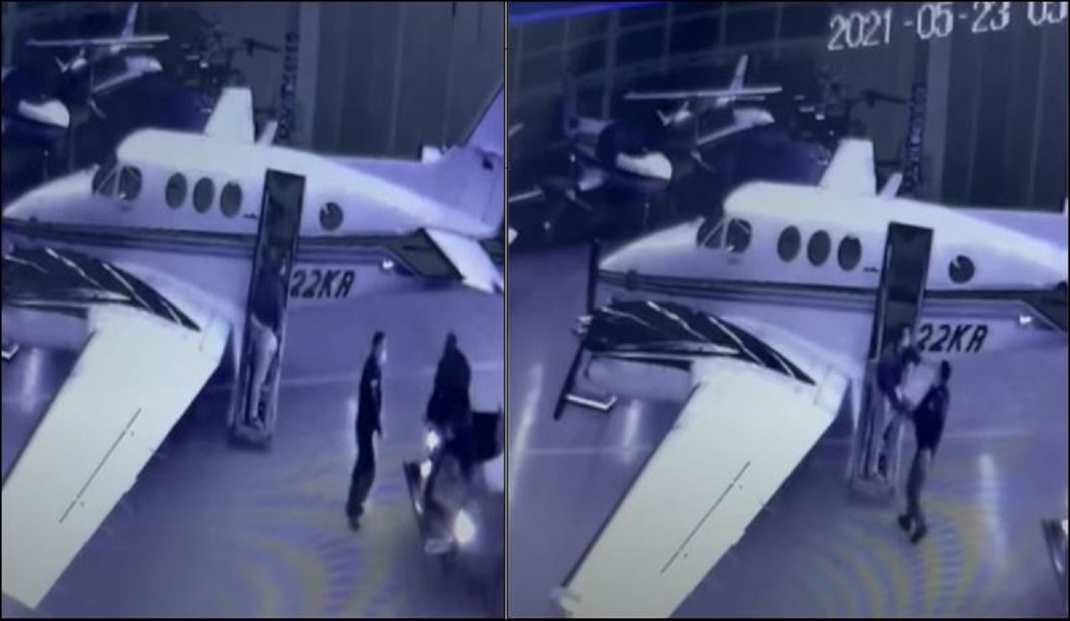 Avión ligado a esposo de Alejandra Azcárate: video muestra cuando cargan  cocaína