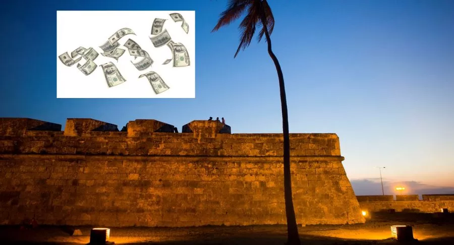 Turista regaló dólares en Cartagena e hizo pelear a turistas y locales.