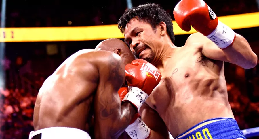 Memes para derrota de Manny Pacquiao ante ante Yordenis Ugás. Imagen de la pelea.