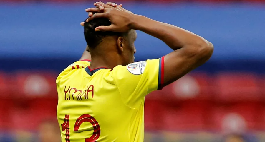 Selección Colombia tendría en duda para Eliminatorias a convocados de Inglaterra. Imagen de Yerry Mina.