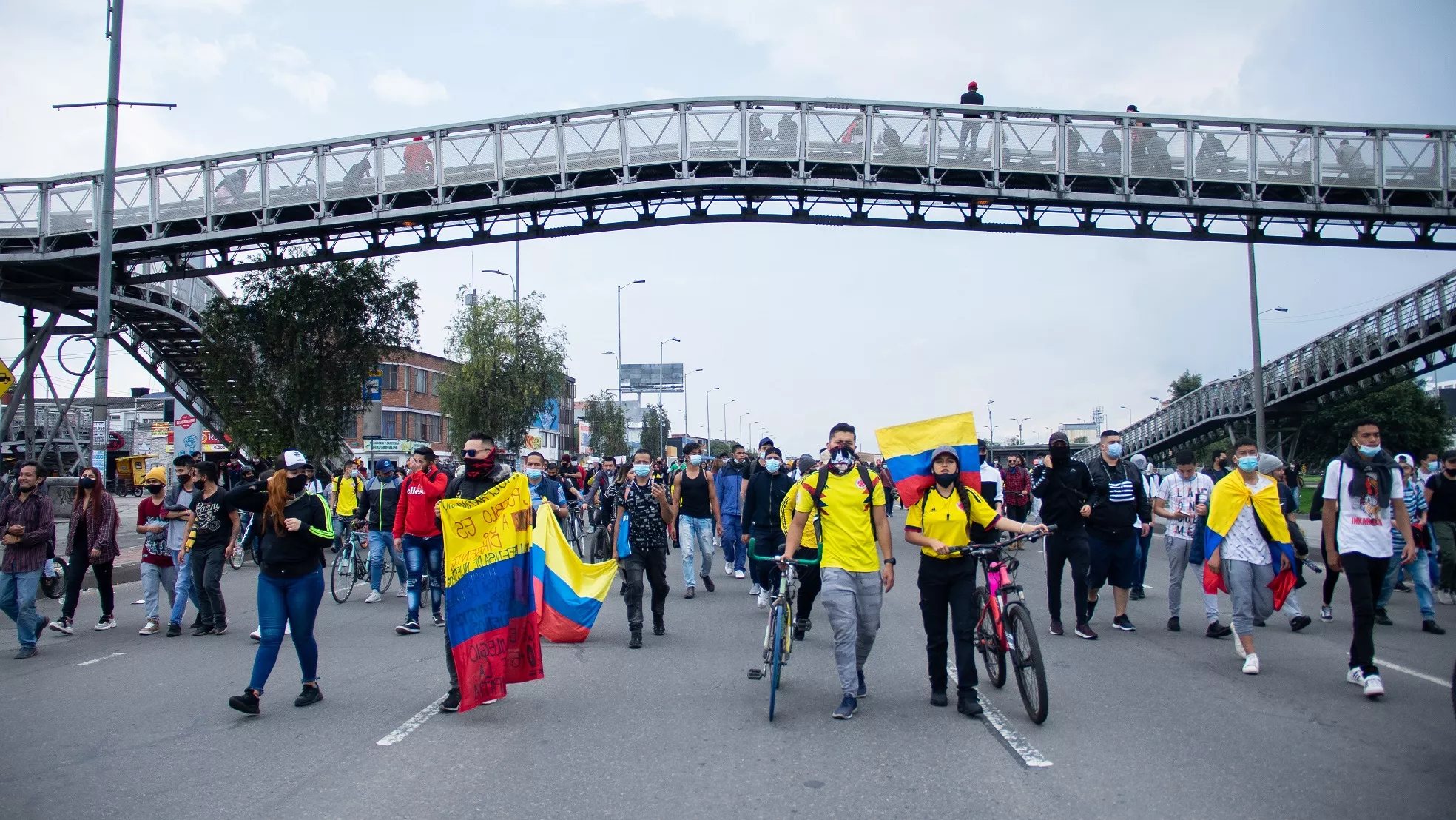 Protestas en Bogotá hoy 26 de agosto: calles cerradas y cómo está  Transmilenio