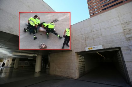 Video de colombiano asfixiado por vigilantes de metro de Valencia (España)