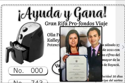 Maveryck Andrés Garzón, el joven que rifa una olla freidora de aire para estudiar en universidad de Alemania