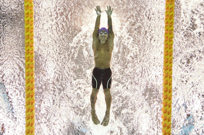 Carlos Daniel Serrano. en Juegos Paralímpicos, donde ganó Bronce
