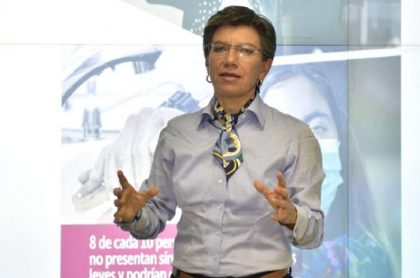 Claudia López dice que Bogotá tiene vacunas COVID para un día