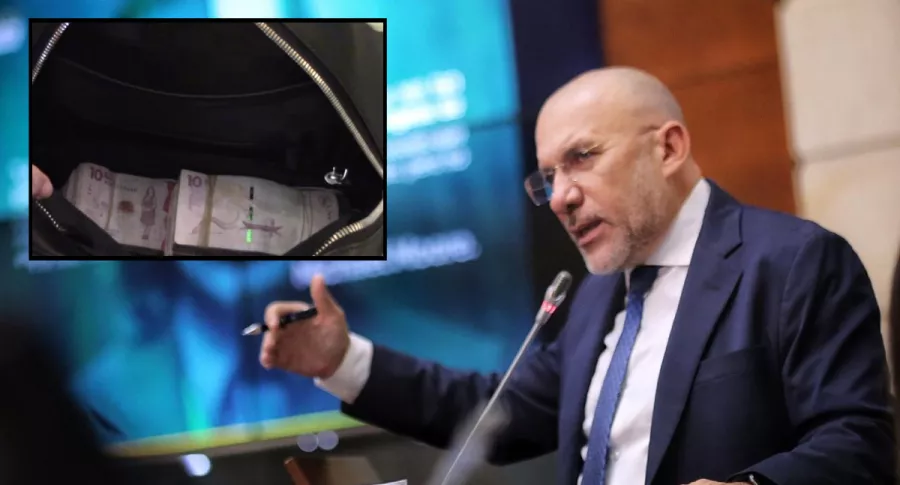 Roy Barreras olvidó maleta llena de billetes asustó policías (video)