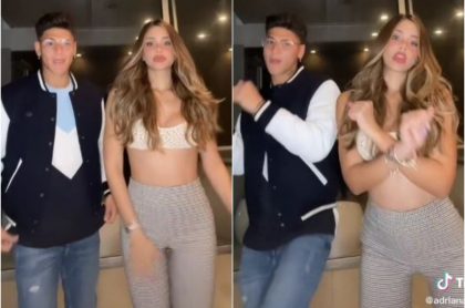 Video: Futbolista Rafael Carrascal se luce bailando en TikTok junto a su novia