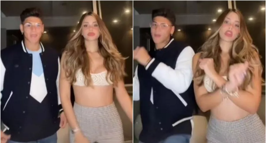 Video: Futbolista Rafael Carrascal se luce bailando en TikTok junto a su novia