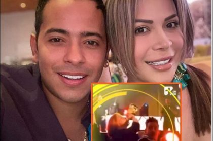 Orlando Liñán y su esposa, que hablaron del caso de la botella de licor en la Feria de las Flores