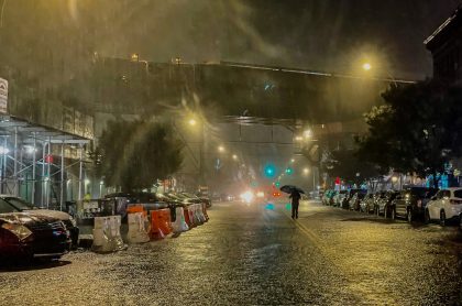 Lluvias en Nueva York, provocadas por huracán Ida, por el que se declaró estado de emergencia