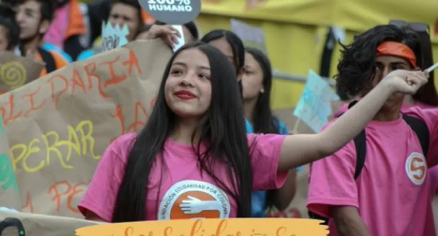Jóvenes de la solidaridad por Colombia