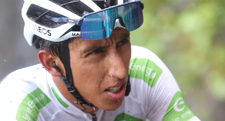 Egan Bernal dice no tener piernas ni opciones de podio en Vuelta a España 2021. Imagen del corredor colombiano.