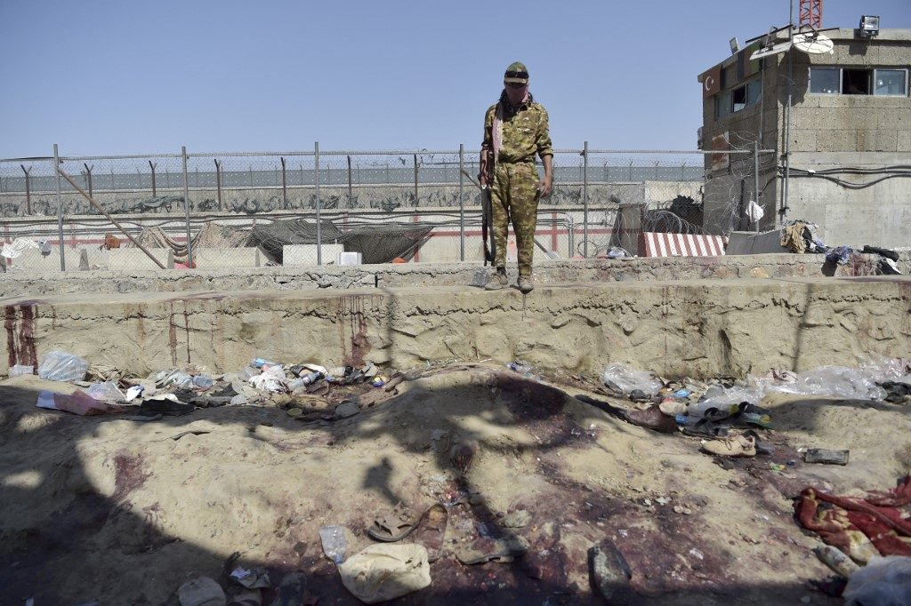 Aeropuerto de Afganistán tras atentado / AFP.