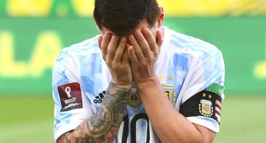 Fifa anuncia medidas para escándalo de Brasil-Argentina en Eliminatorias. Imagen de Lionel Messi.