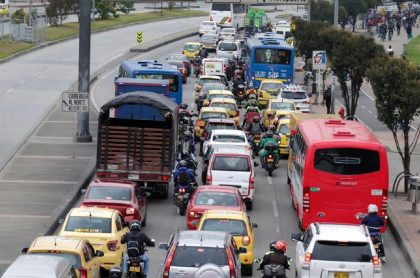 Autopista Norte, trancón
