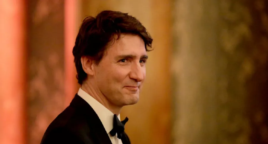 Imagen de Justin Trudeau, que recibió pedradas en acto de campaña en Canadá