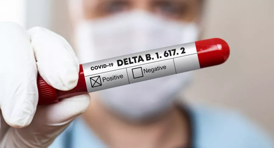 Muestra de sangres de la variante delta de COVID-19 ilustra nota sobre dos casos nuevos detectados en Colombia