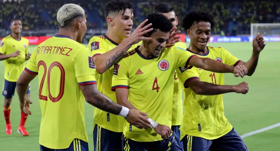 Foto de jugadores de Selección Colombia, en nota de cómo son las cuentas de Colombia para clasificar al Mundial de Catar 2022.