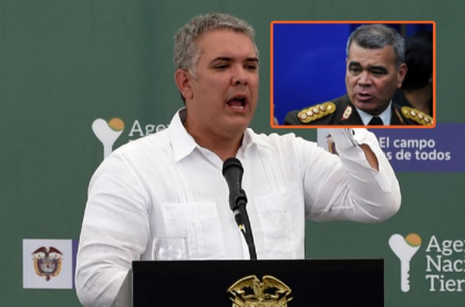 El ministro de Defensa de Venezuela, Vladimir Padrino, le respondió al señalamiento del presidente Iván Duque