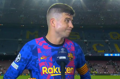 Gerard Piqué se resigna y dice que Barcelona no tiene mucho esta temporada