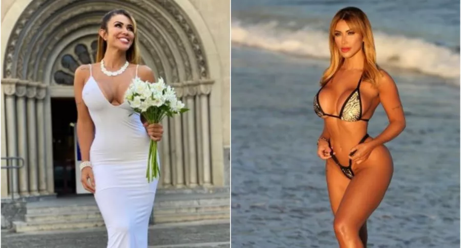 Fotos de la candente modelo brasileña que celebra que se casó con ella misma