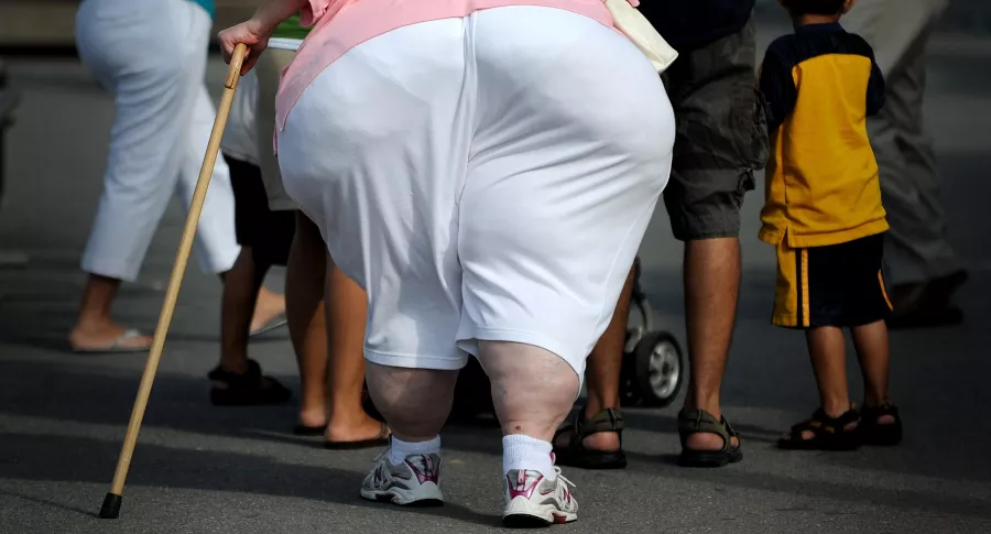 Imagen de mujer obesa ilustra artículo Obesidad se apodera de más estados en EE.UU.