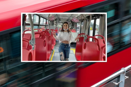 Epa Colombia le puso su cara a un bus de Transmilenio.