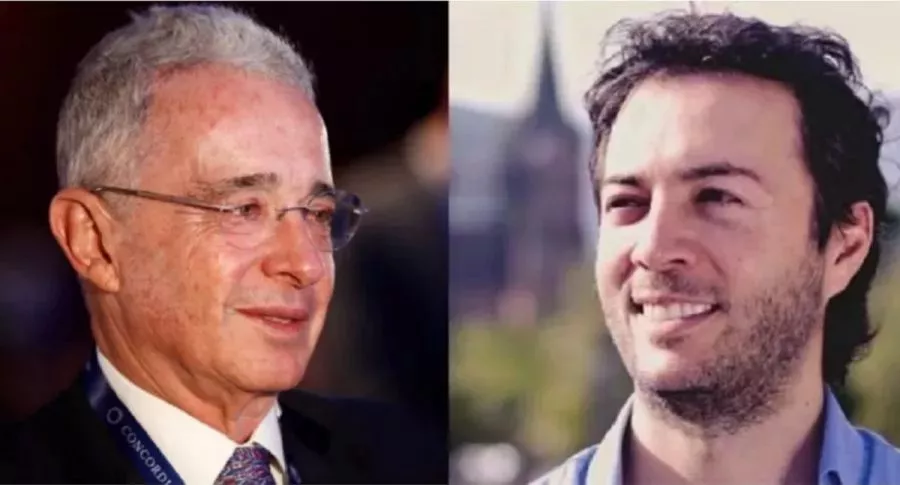 Álvaro Uribe y Daniel Quintero para nota de pelea y respuestas de Quintero en Twitter