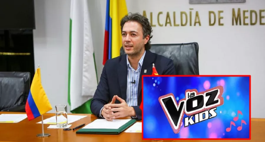 Daniel Quintero Calle, que hizo barra en 'La voz kids'. 