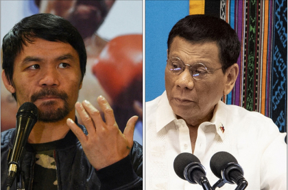 Manny Pacquiao y Rodrigo Duterte