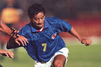Ántony de Ávila jugando con la Selección Colombia en nota sobre quién es él, a propósito de su captura por narcotráfico