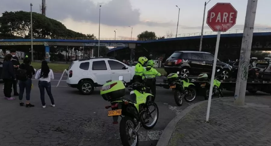 Multas de Policía de Tránsito a conductores en Bogotá