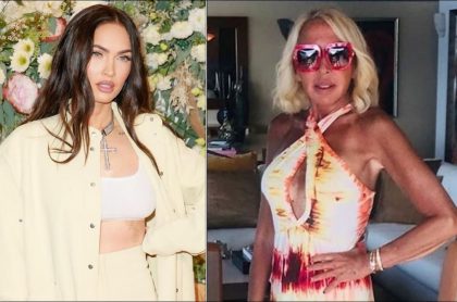 Laura Bozzo es comparada con Megan Fox por un vestido transparente que usaron