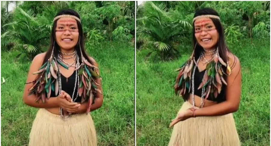 Cunhaporanga, la indígena brasileña que es viral en TikTok por sus videos