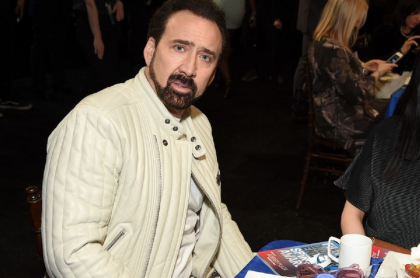 Nicolas Cage, en una cena romántica, actor que fue sacado de restaurante en Las Vegas donde estaba borracho