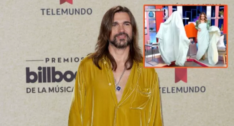 Juanes y el traje que usó en los Billboard, y que le valió una parodia en programa 'Chisme no like'
