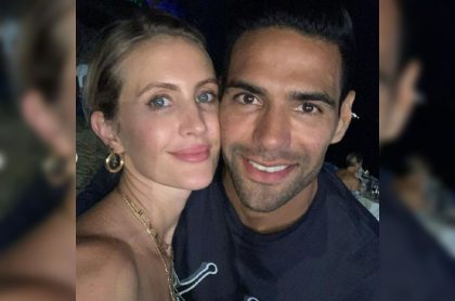 Radamel Falcao García fue a restaurante argentino en Madrid luego del partido y posó con altar de Diego Maradona.