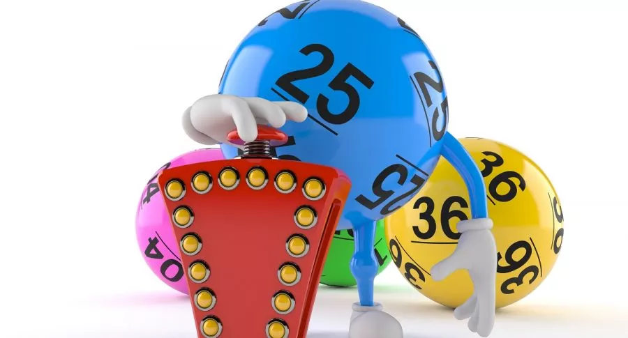 Bolas de colores y una animada oprimiendo botón de la suerte, ilustra qué lotería jugó anoche y resultados de las loterías de la Cruz Roja y Huila.