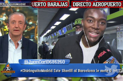 Colombianos del Sheriff que ganaron al Real Madrid divirtieron en El Chiringuito