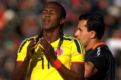 Hugo Rodallega, quien se quejó porque no lo convocaron a la Selección Colombia