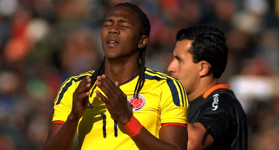 Hugo Rodallega, quien se quejó porque no lo convocaron a la Selección Colombia