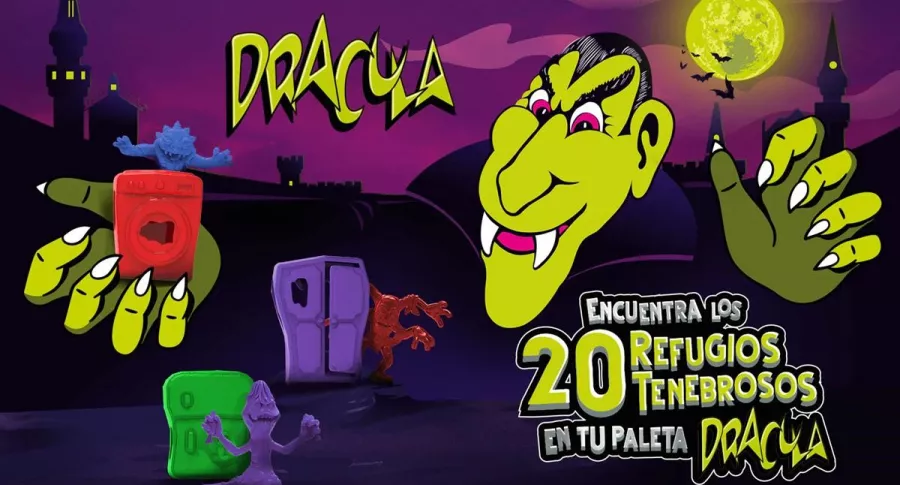 Paleta Drácula tiene escasez en Colombia y en redes sociales exaltan la venta en Halloween.