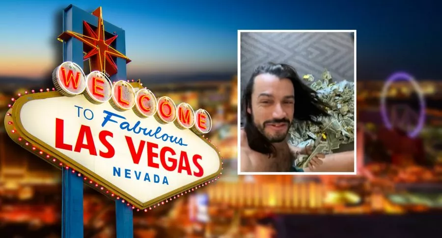Bloguero colombiano estuvo en Las Vegas y ganó fajos de dólares en cuatro patas.