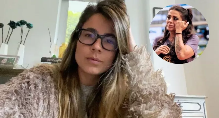 Fotos de Carla Giraldo y Marbelle, en nota de mensaje de despedida de la actriz para la cantante por eliminación de 'Masterchef'.