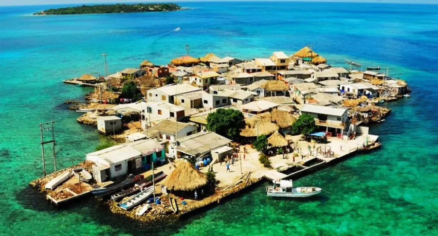 Santa Cruz del Islote es la isla más densamente poblada del mundo.
